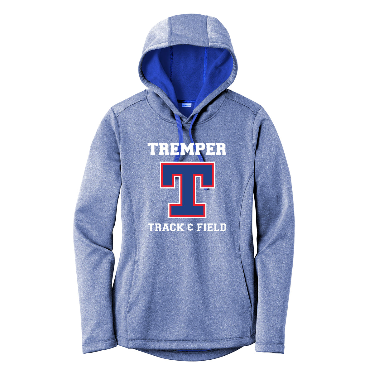 Tremper Track Ladies Heathered Sport-Wick Fleece Hoodie (3 colors)